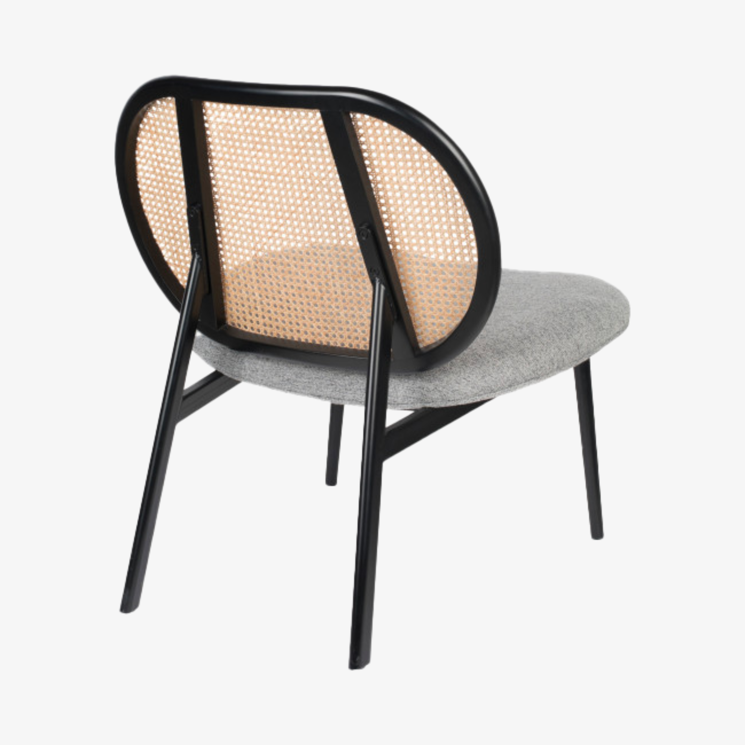 SPIKE - Fauteuil lounge cannage
