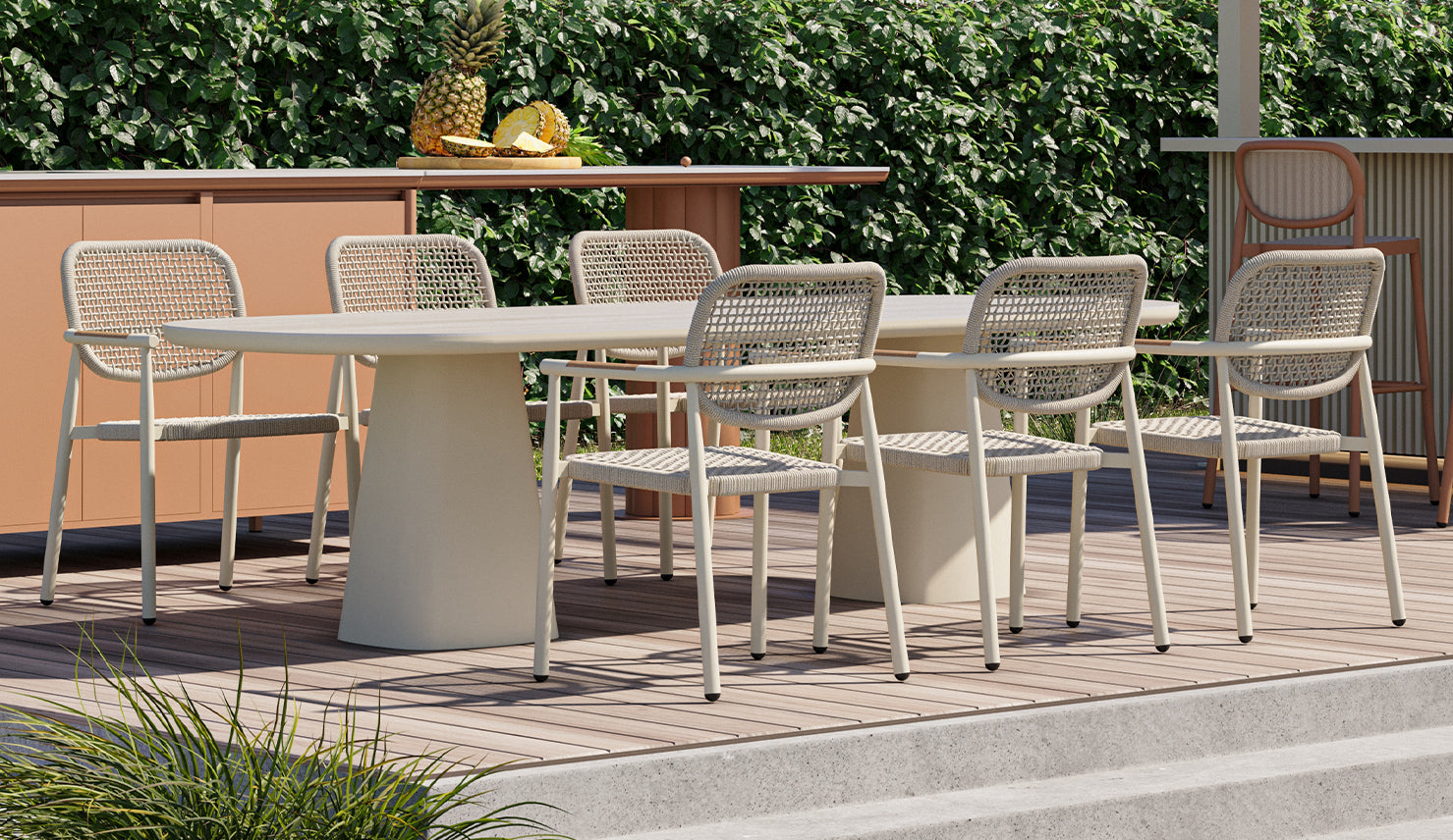 MONDO - Table repas 260 Anthracite