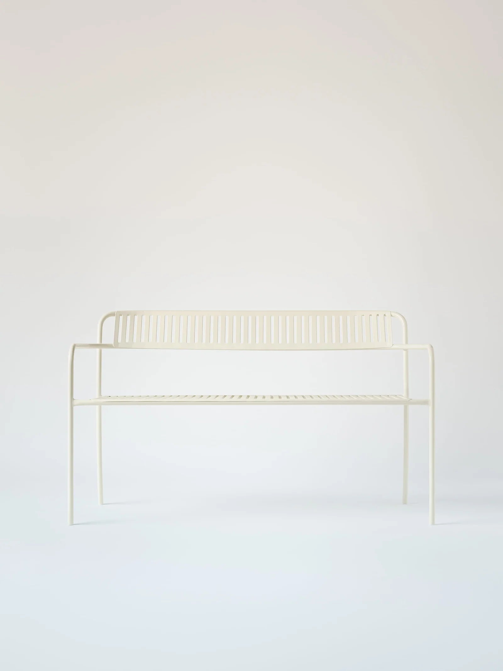 PATIO - Banc avec dossier lames