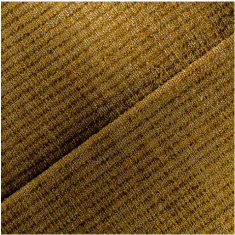 SANDRA - Fauteuil tissu Ara - coloris Noisette