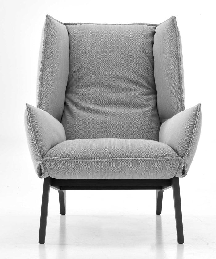 TOA - Fauteuil Tissu Match Argent