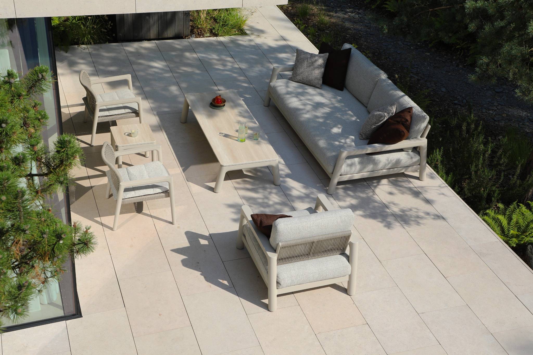 NIDO - Chaise lounge Anthracite
